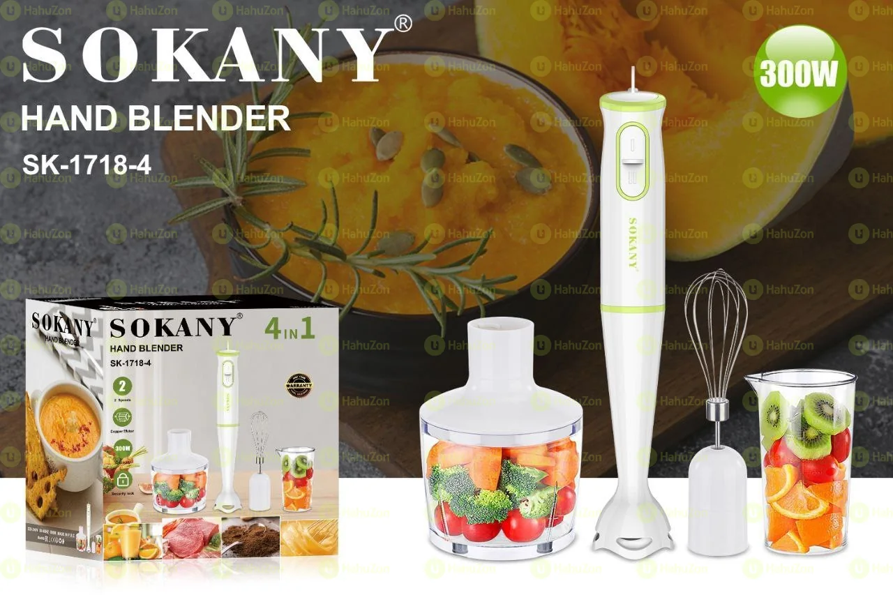 4 in 1 Sokany Hand Blender