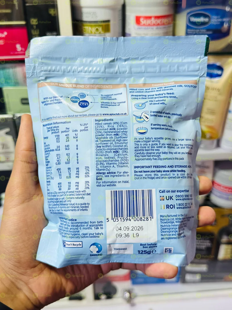 Aptamil Creamed Porridge Baby Food Cereal