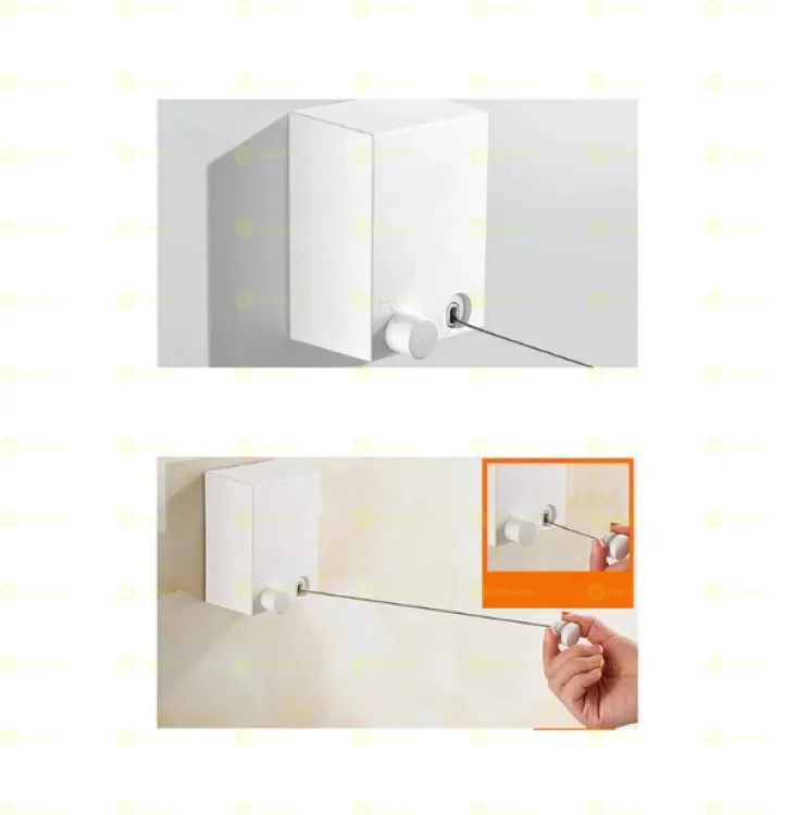 ገመዱ በራሱ የሚጠቀለል እና የሚዘረጋ የልብስ ማስጫ