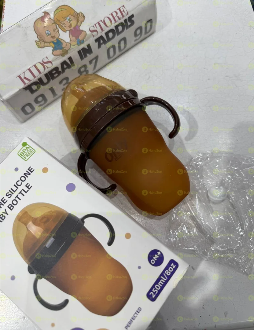 ባለ 2 ተቀያሪ ጫፍ ሲልከን ጡጦ