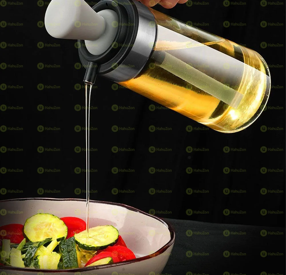 የጠርሙስ ማጠራቀሚያ ከሲልከን ብሩሽ ጋር ያካተተ የዘይት መቀነሻ