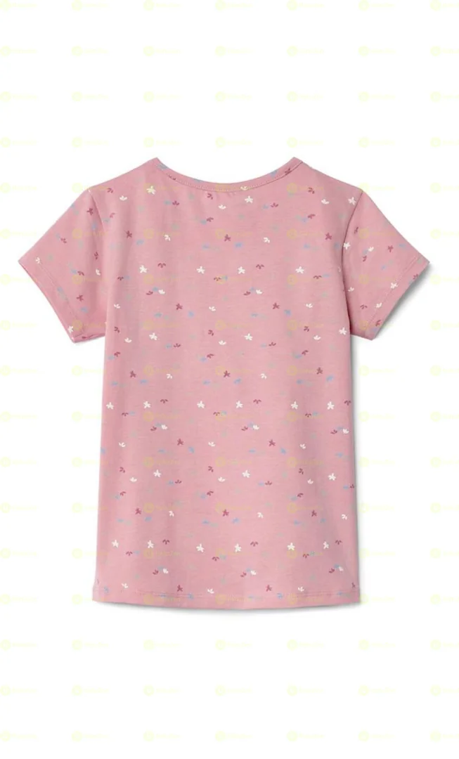 Tchibo Toddler Girls 2Pc Crew Neck Short Sleeve Top