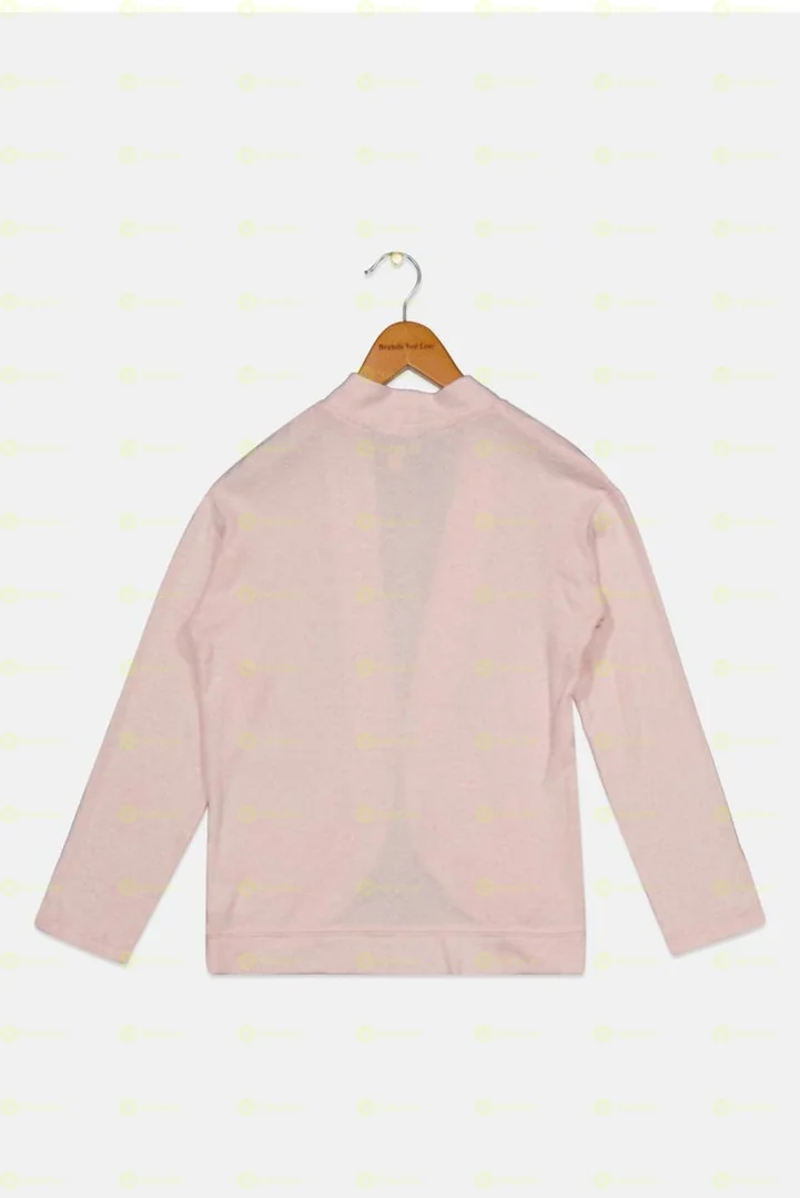 Rumi + Ryider Kid Girls  Split Neck Cardigan