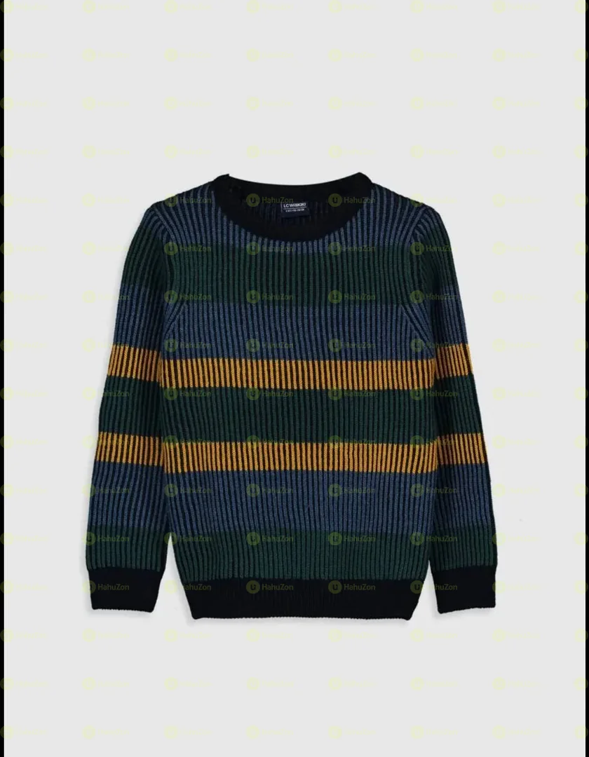 LC WAIKIKY Kid Boy Crew Neck Strip Sweater