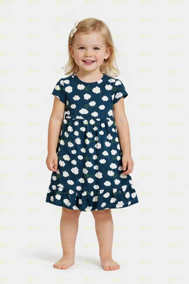 Tchibo Kids Girls 2 Piece Embroidered Dress