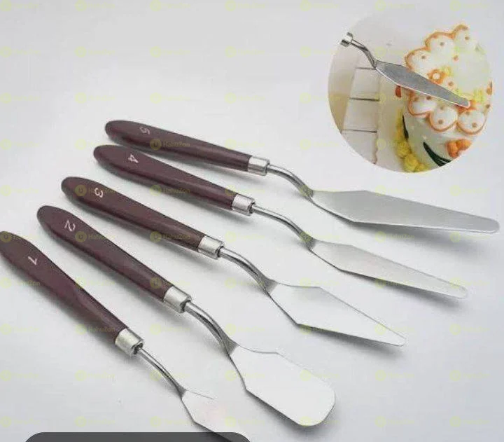 5 Pieces Cake Cream Spatulas Set