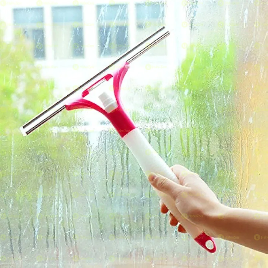 Spray With Wiper Blede Window Cleaner