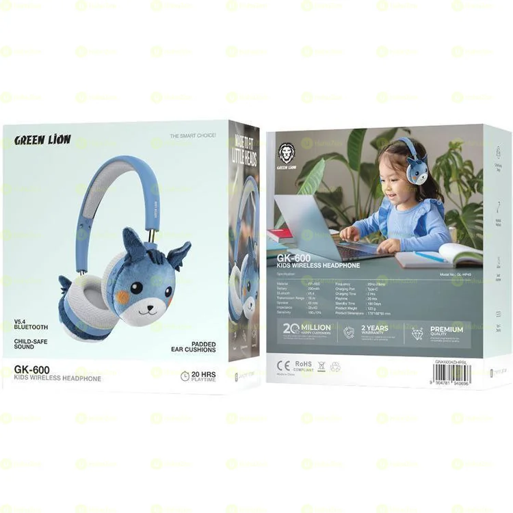 Green Lion Kids Wireless Headphone