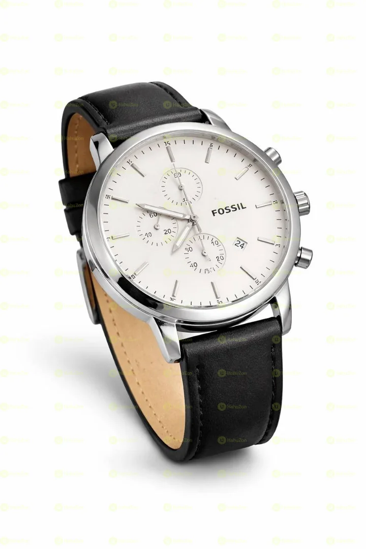 Fossil Leather Chronograph Men's Watches