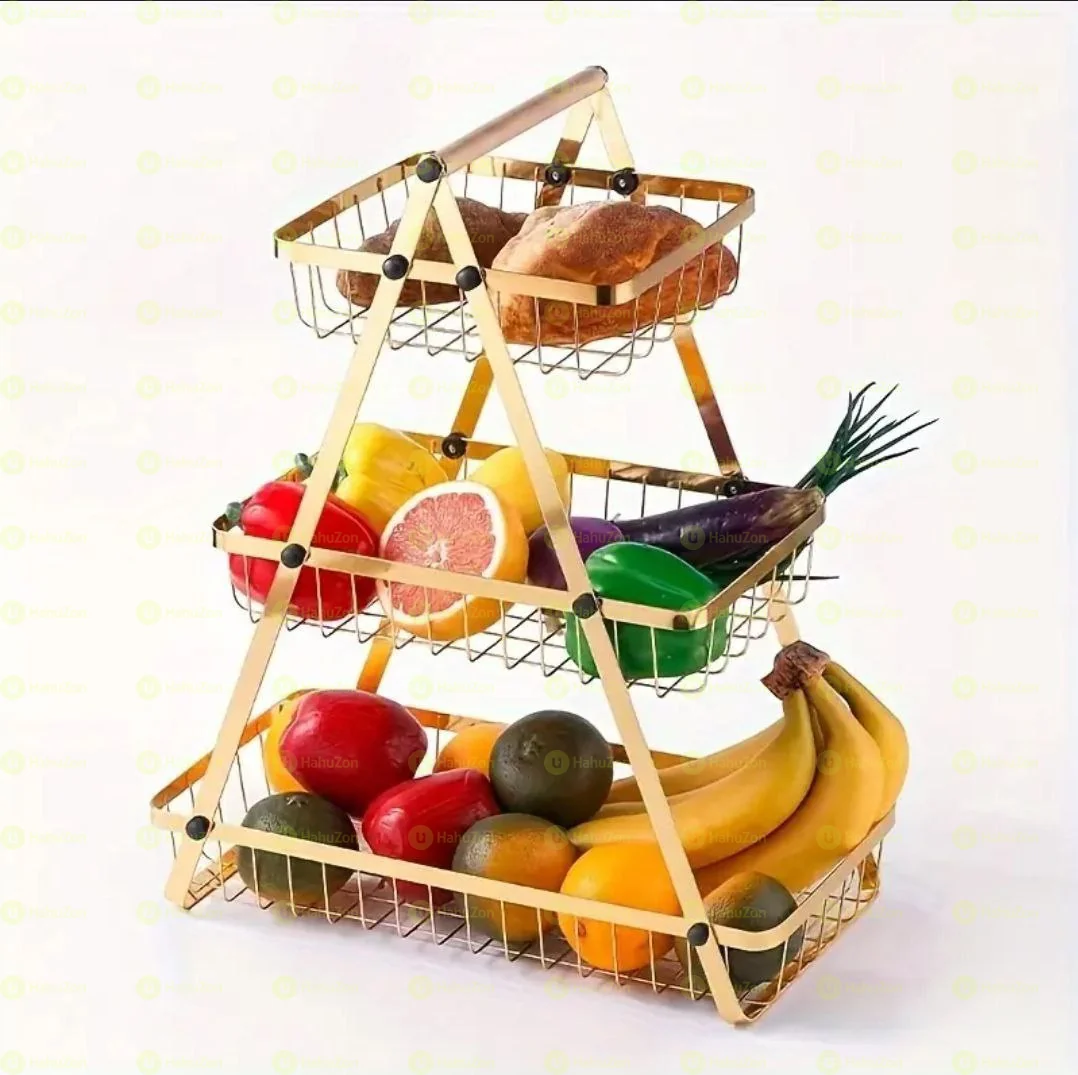 ባለ3 መደርደሪያ የፍሩት ራክ