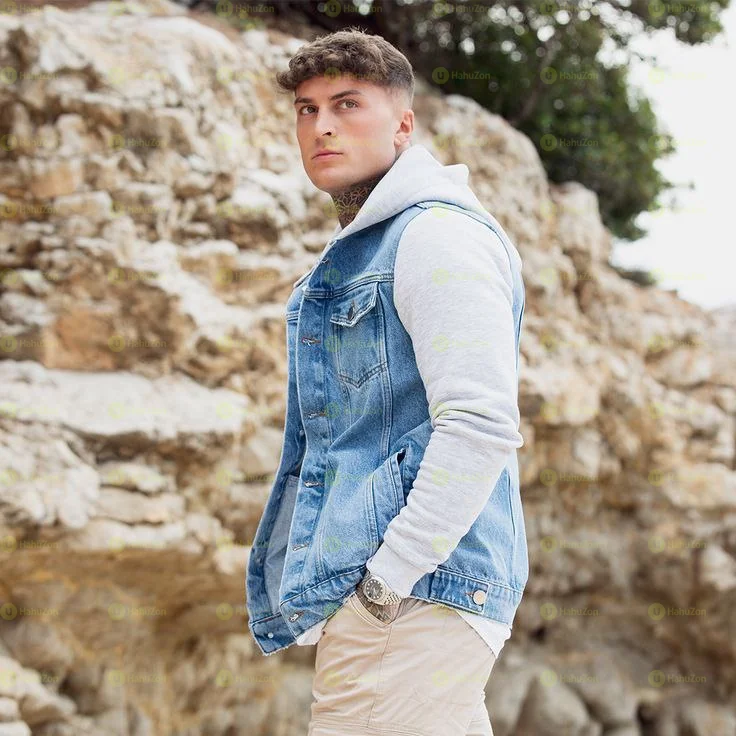 Hooded Denim Jeans Jacket