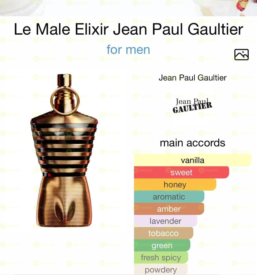 Le Male Elixir by Jean Paul Men's Perfume