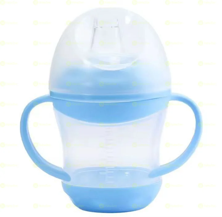 Smart Baby PP Cup With Handle Silicone Bottle