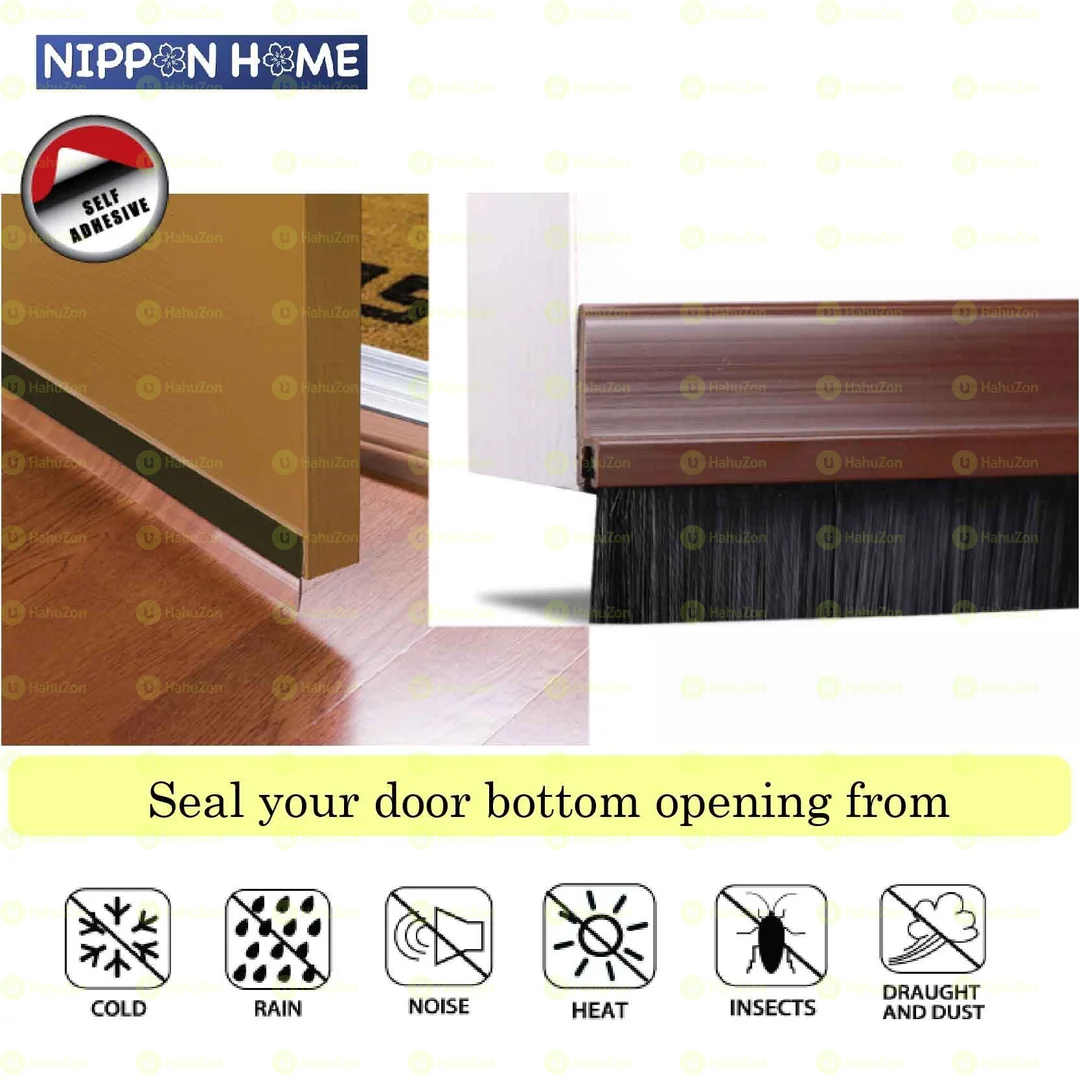 Door Bottom Strip Sealer with Brush