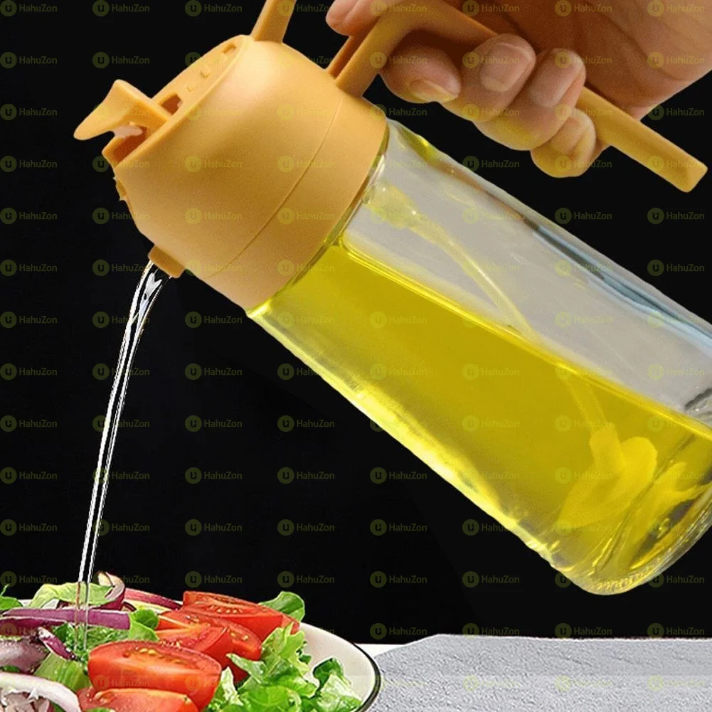 Sprayable and Pourable Oil Bottle
