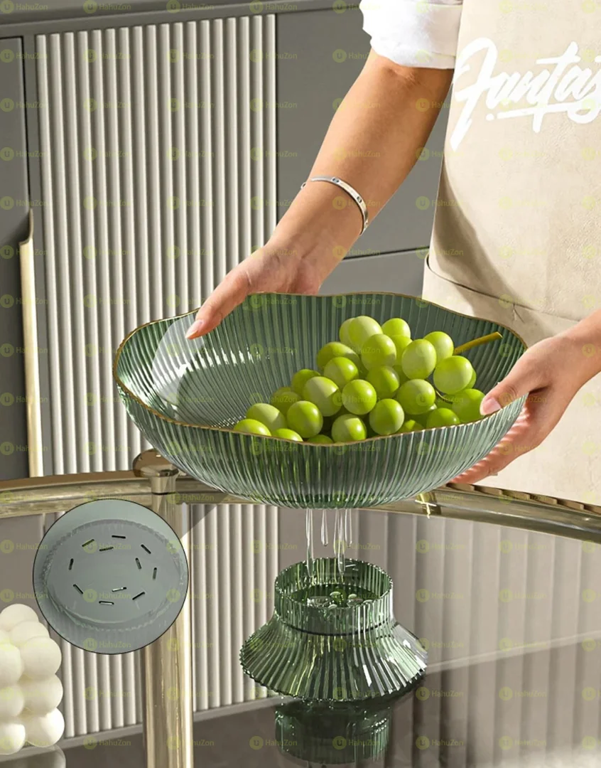 ከአክሪሊክ የተሰራ የፍራፍሬ ማቅረቢያ