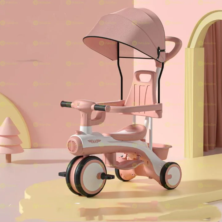 Baby Musical Tricycle with Parent Handle