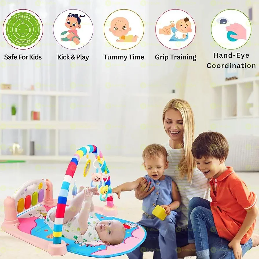 5-በ-1 የልጆች ማስተኛ እና ፒያኖ መጫወቻ