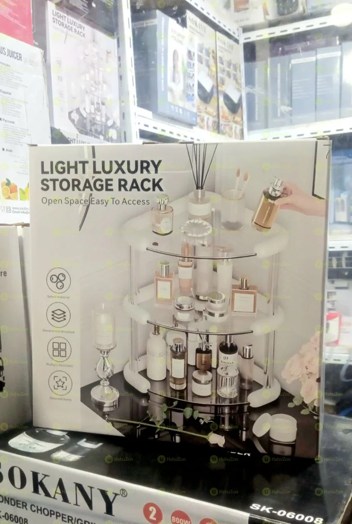 Corner Makeup & Skincare Organizer