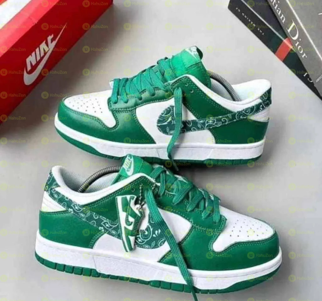 Nike Dunk Paisley Green Women's Shoes