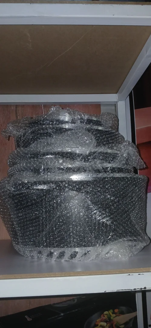 Momcoc Insignia Granite 17-Piece Cookware Set