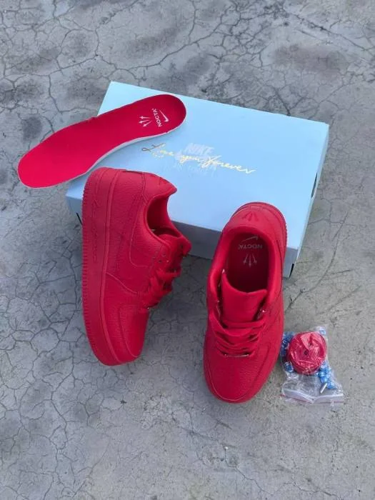 Nike Air Force 1'07 Drake Nocta Triple Red Low Unisex Shoes