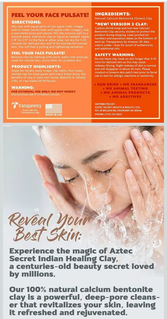 Aztec Secret Deep Pore Cleansing Facial & Body Mask