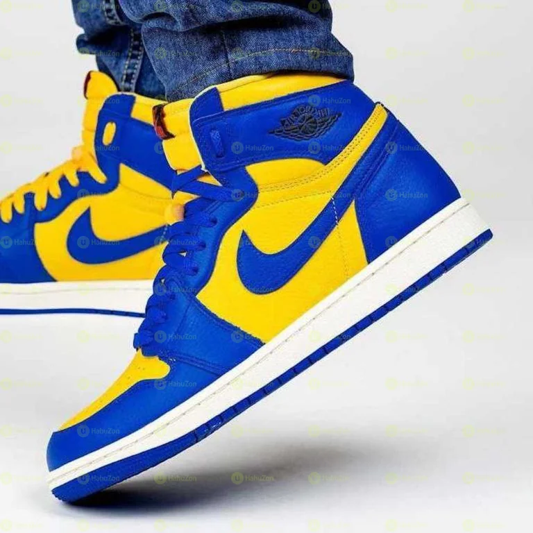 Air Jordan 1 Retro High OG Yellow Reverse Laney Men's Shoes