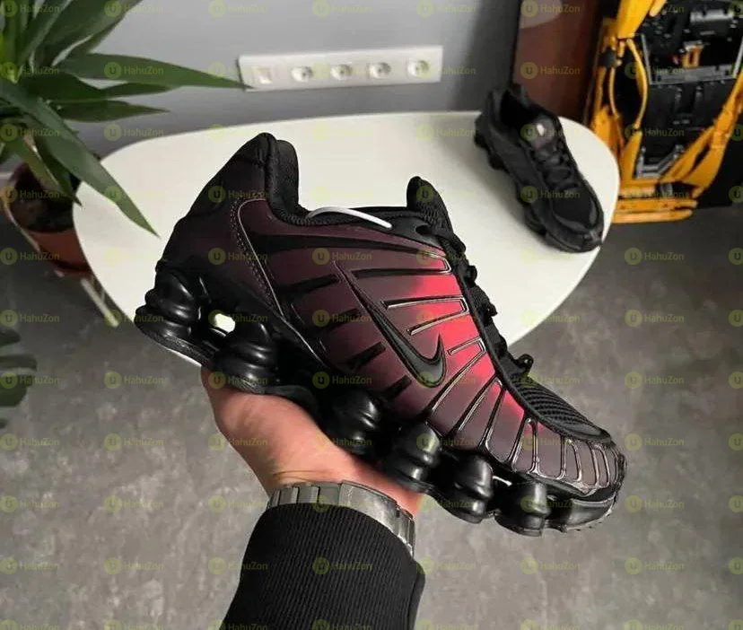 Nike Air Max Shox TL Black UNI Red Men's Shoes