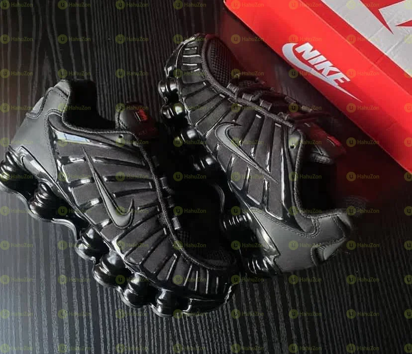 Nike Air Max Shox TL Triple Black Men's Shoes