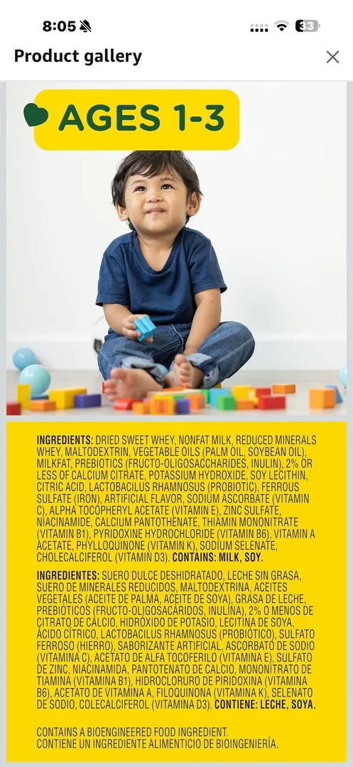 NIDO Kinder 1+ Toddler Powdered Milk-2.2 kg