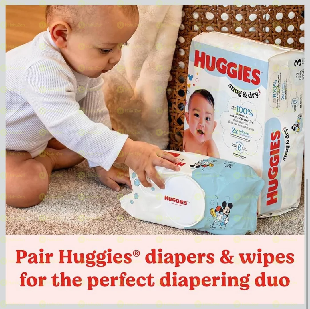 Huggies Simply Clean Unscented Baby Diaper Wipes
