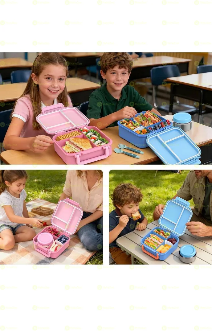 Kids Lunch Box Set with Bento Box