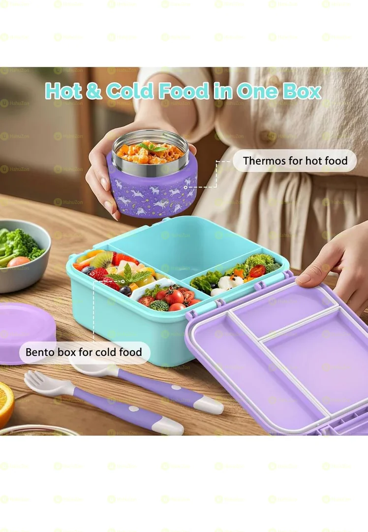 Kids Lunch Box Set with Bento Box