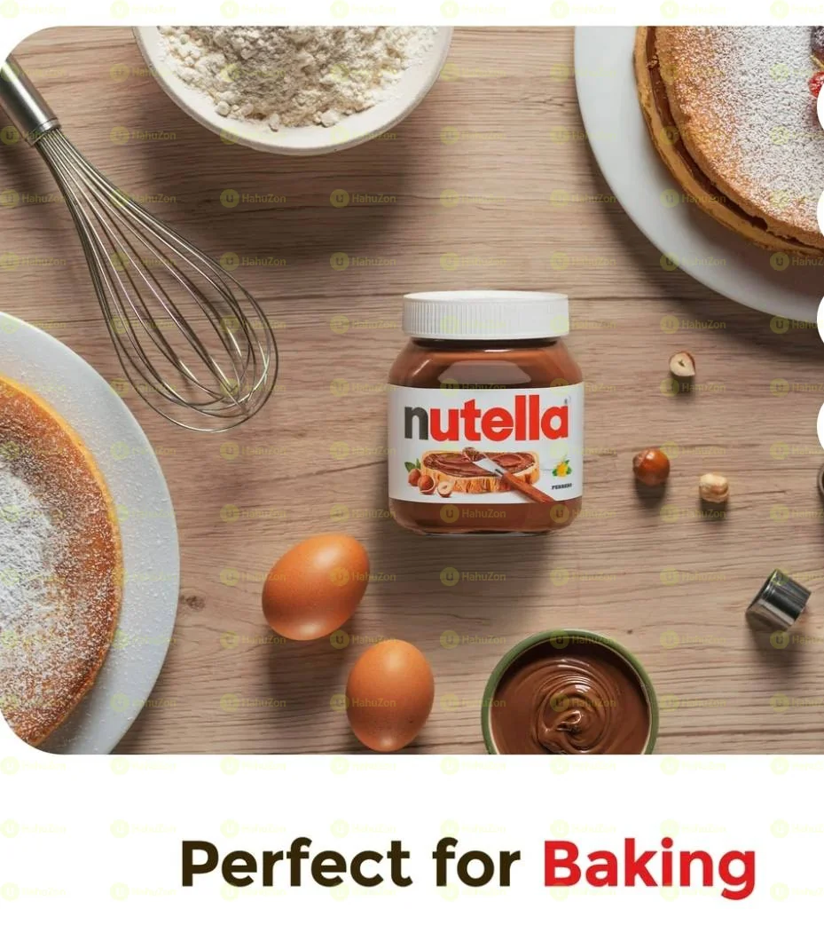 Nutella Hazelnut Spread with Cocoa for Breakfast