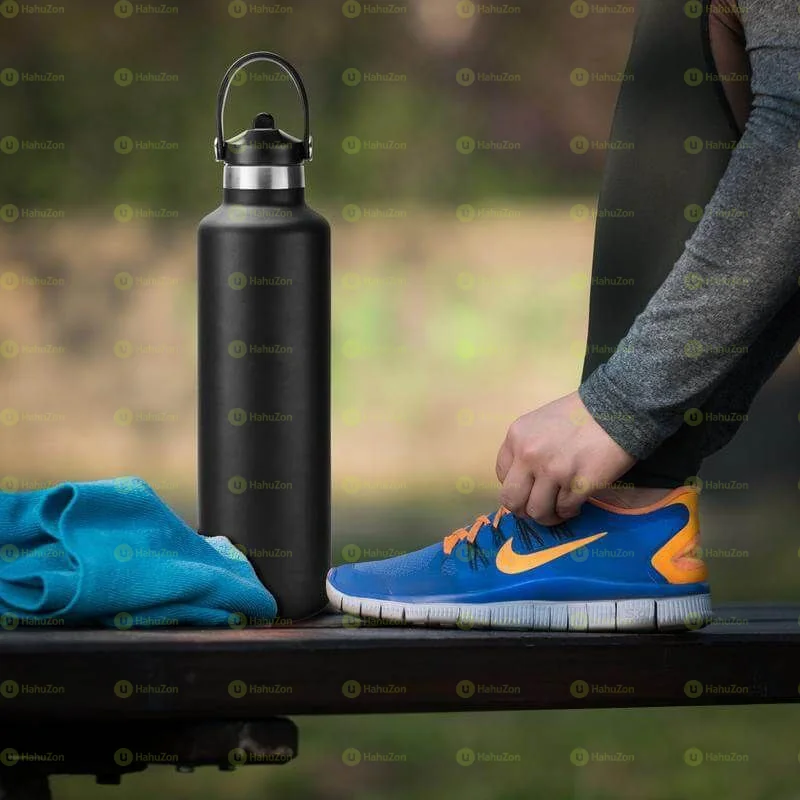 CERVO Hans Larsen Vacuum Stainless Steel Bottle with Sports Lid