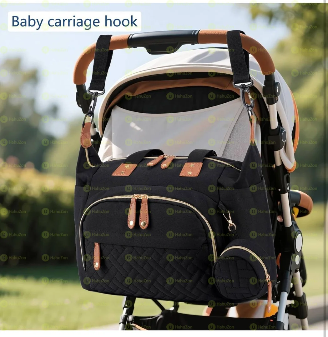 Large Capacity 3-Piece Diaper Bag
