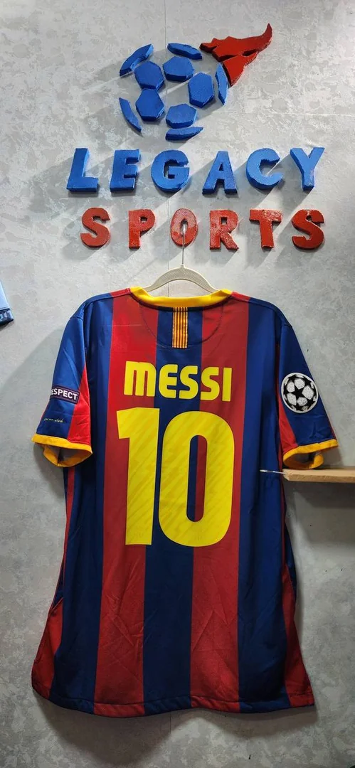 2010-2011 Barcelona Home No.10 MESSI 2011 UEFA CL Final Jersey