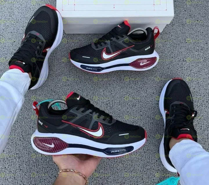 Nike AirZoom Winflo V2 Black Red White Men's Shoes