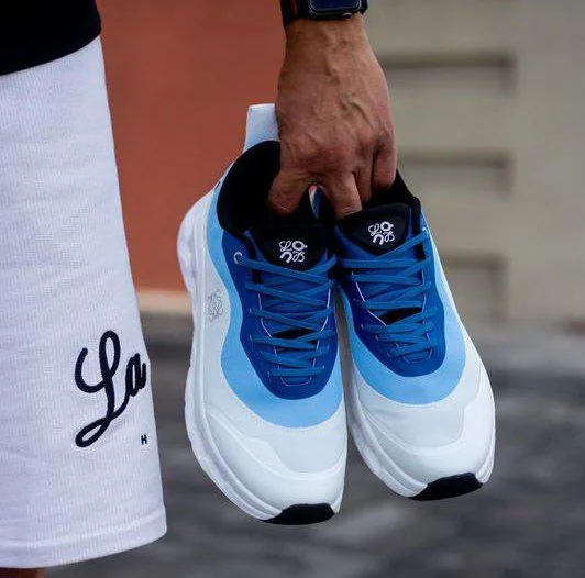 On ud Running White Blue Colorway Men's Shoes