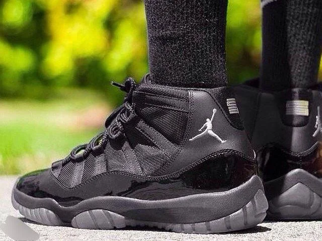Air Jordan 11 Retro JM Black Out WMNS Shoes