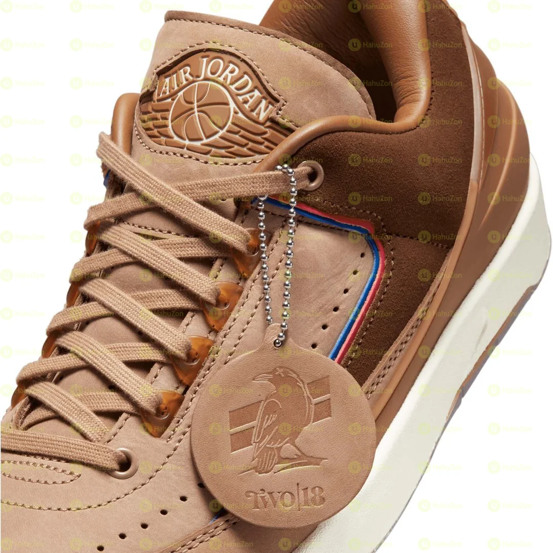 Air jordan 2 Retro SP Two 18 Detroit Tan Brown Low Shoes