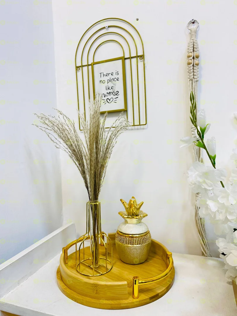 Glass tube vase flower