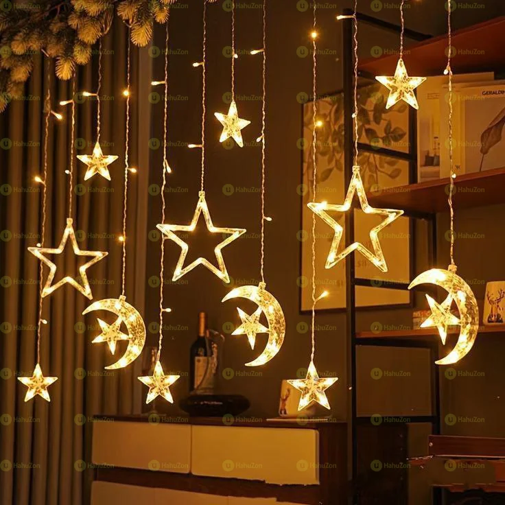 Moon & Star Shape Led Light