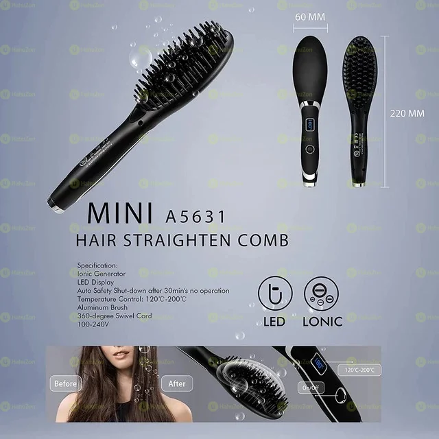 የፀጉር ማለስለሺያና ማበጠሪያ