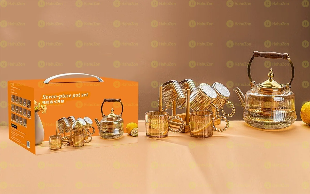 Seven Piece Pot Set