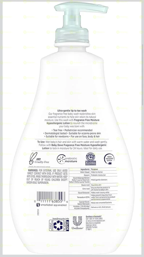 Baby Dove Sensitive Skin Care Baby Wash