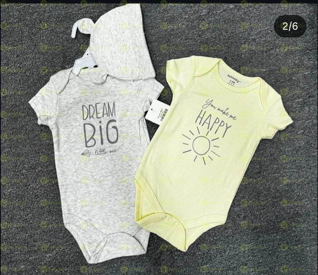 3piece Sunnozy Brand Bodysuit and Hat Set