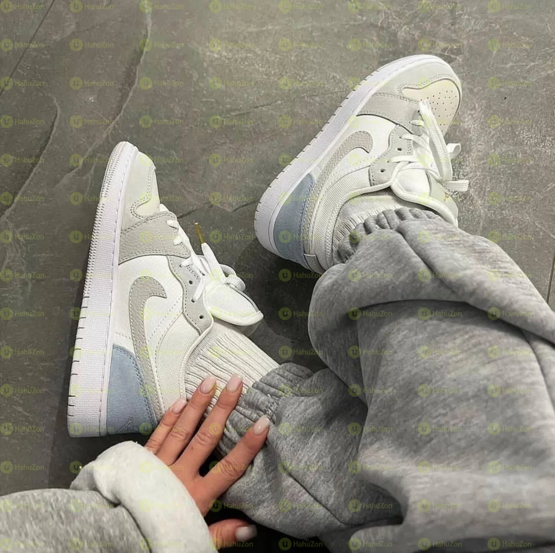 Jordan 1 Low Pairs Sky Grey Women's Shoes